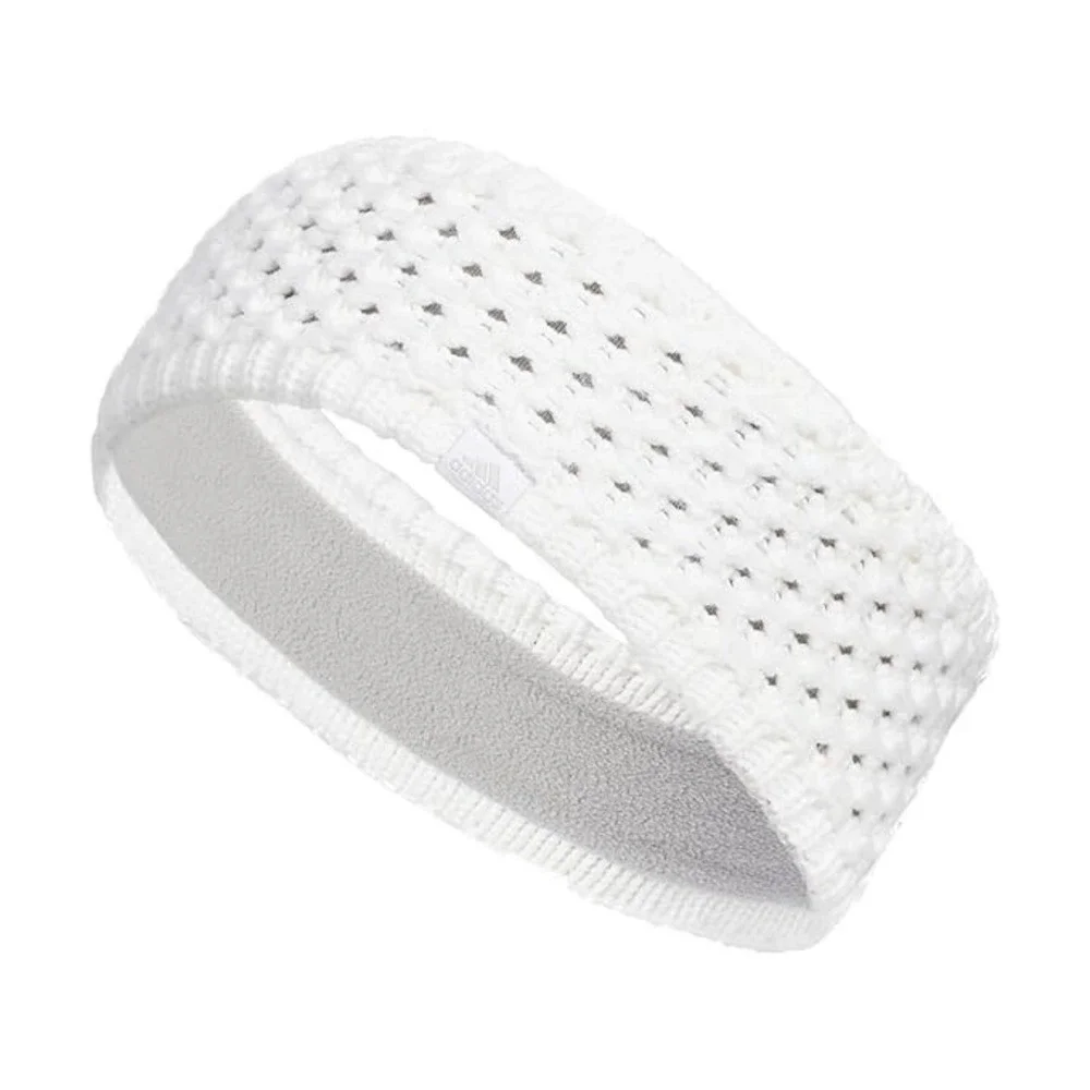 ADIDAS~One Size~Women's Fit White Crestline Fleece Lined Headband